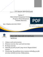 KEPUTUSAN INVESTASI