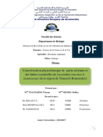 Mémoire Mali Plante Lavande PDF