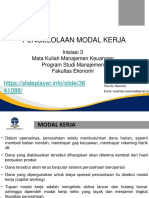 Materi 3 - Pengelolaan Modal Kerja