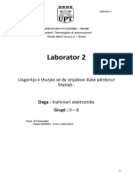 Laborator 2: Llogaritja e Thurjes Së Dy Sinjaleve Duke Përdorur Matlab