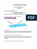 2Q Week 5 Las 1 Laws of Reflection and Laws of Refraction