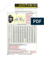 Tabela de Flange 5 Polegada