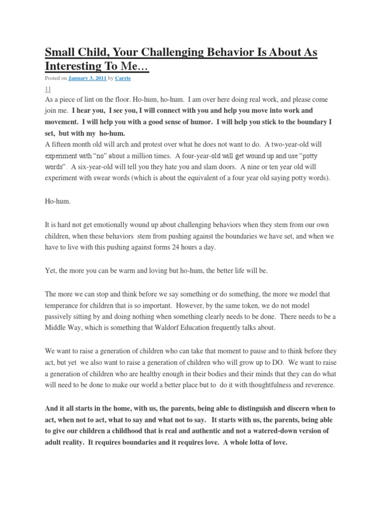 Discipline and Benign Neglect | PDF | Parenting | Relationships