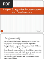 Chapter 2-Algorithm Representation and Data Structure