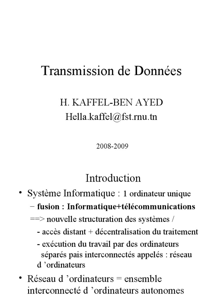 Transmission de Signaux et Supports | PDF | Modulation | Fibre optique