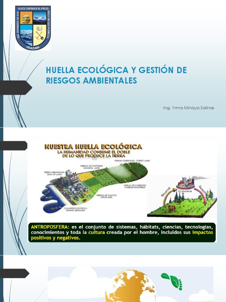 Huella Ecológica y Riesgos Ambientales | PDF | Entorno natural | Riesgo