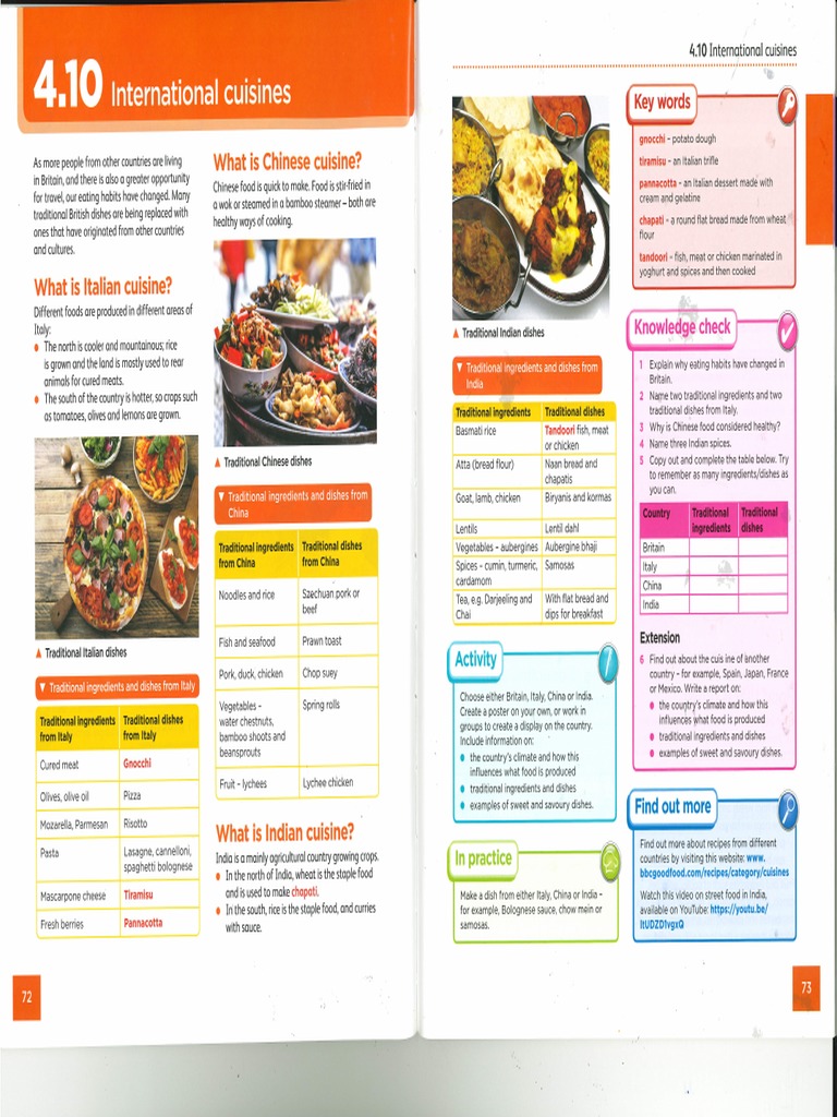 International Cuisine PDF