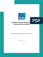 Informe Etapa I Preparacion Encuesta 2020 V2