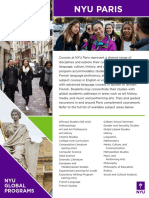 NYU Paris at A Glance