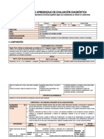 Experiencia de Aprendizaje de Evaluación Diagnóstica - Integrado