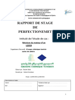 Rapport de Stage de Perfectionement