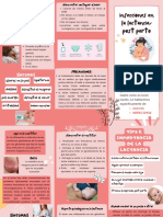 Triptico de Infecciones en La Lactancia Post Parto