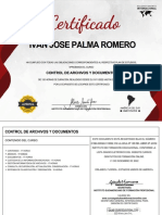 IVAN JOSE PALMA ROMERO - Control de Archivos y Documentos