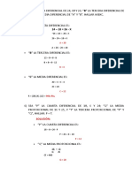 Hallar valores diferenciales y proporcionales