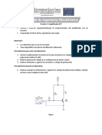 Laboratorio Amplificador BJT