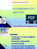 Inteligenta Emotionala in Educatie
