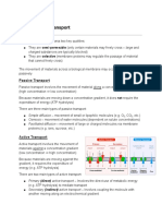 Topic 1.4 Membrane transport