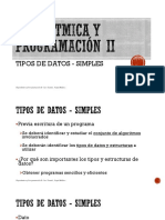 Apunte - 2 - Tipos de Datos Simples