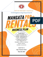 Business Plan - Mangata Pro+ Rentals