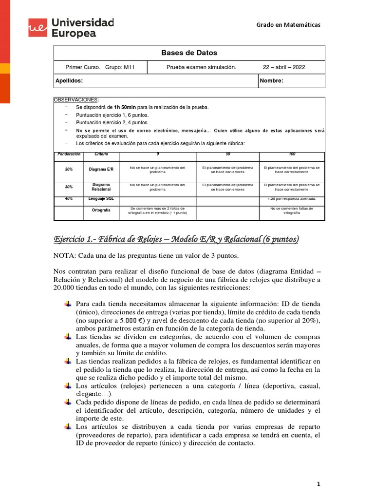 FM.+Examen+PARCIAL+BBDD+-+SIMULACI%C3%93N+%28SOLUCI%C3%93N%29 | PDF ...