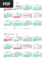 EPFL Academic Calendar