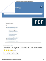 Basic OSPF Configuration