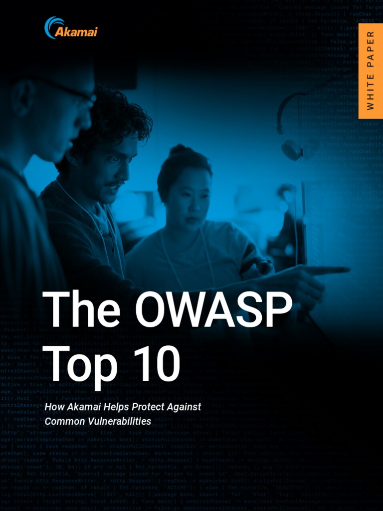 Akamai How To Mitigate The Owasp Top 10 Risks | PDF | Computer Security ...