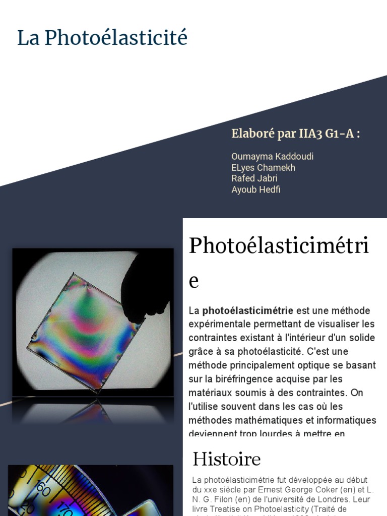 Introduction à la photoélasticité | PDF | Radiation | Optique