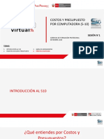 Sesion N°1 - Introduccion Al S10, Registro de Nuevo Ppto, Practica