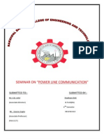Seminar On "Power Line Communication": Submitted To:-Submitted By