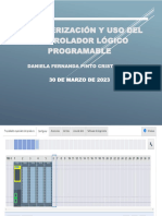 Caracterización Y Uso Del Controlador Lógico Programable: 30 de Marzo de 2023