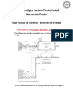 Flujo Viscoso en Tuberías - Selección de Bombas