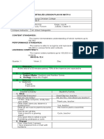 Math Lesson Plan on Ordering Numbers up to 100,000