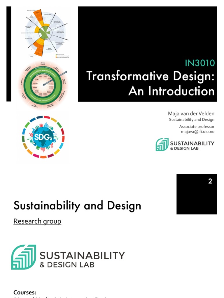 Transformative Design for Sustainability | PDF | Sustainability | Nature