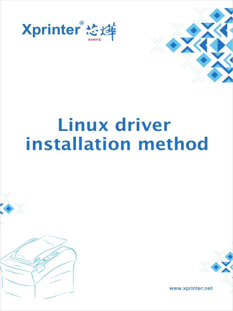 Linux driver installation method of receipt print pdf
