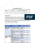 MATRIZ DE INDICADORES Y METAS