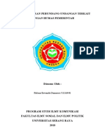 Analisis Aturan Perundang-Undangan Terkait Dengan Humas Pemerintah