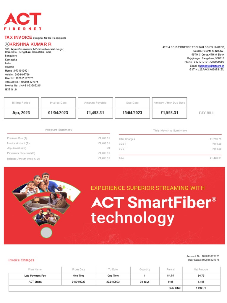 ACT Apr 23 Bill PDF Invoice Taxes