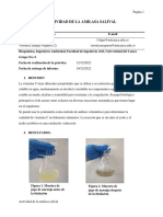 Informe Practica 8 - Actividad de La Amilasa Salival