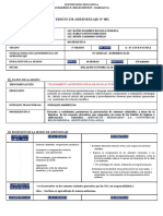 Sesion Aprendizaje #02-2022-Geb - 5° - Iv - B