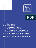 Impresión 3D con filamento: Guía de productos recomendados