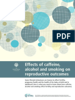 Effects of Caffeine Alcohol and Smoking On Reproductive Outcomes