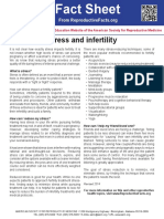 Stress and Infertility Factsheet