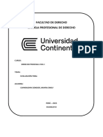 Evaluacion Final - Mayra Emily Caparachin Condor - Derecho Procesal Civil