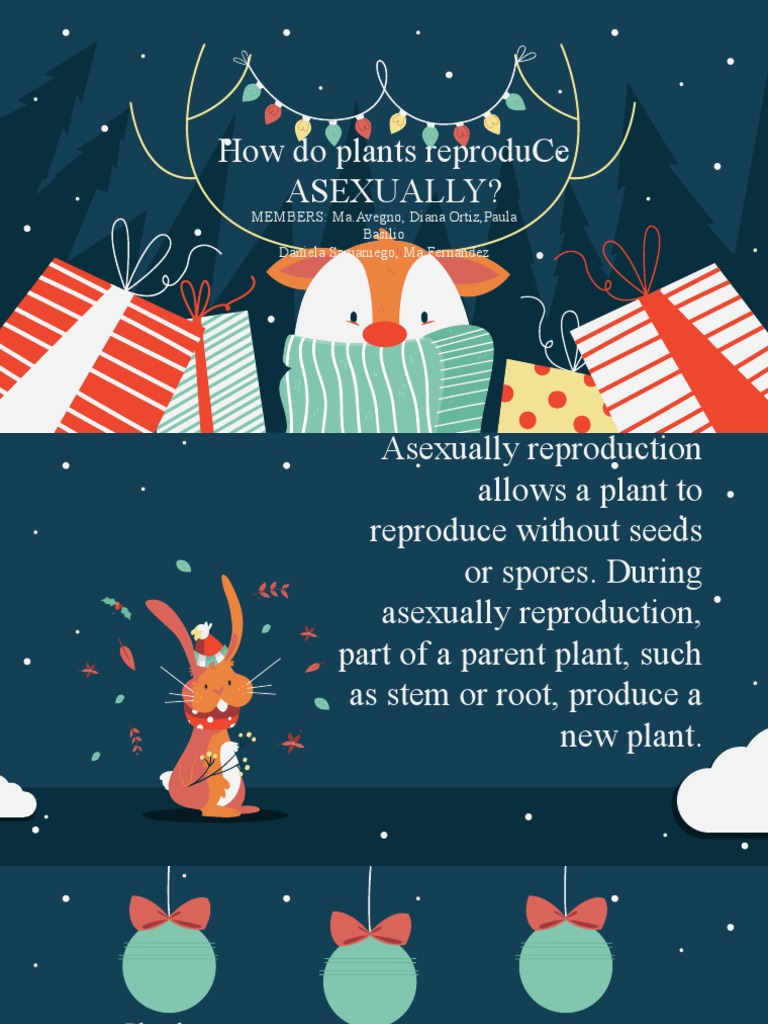 How Do Plants Reproduce Asexually? Members Ma Avegno, Diana Ortiz