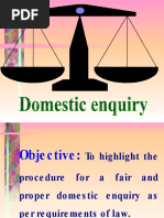 Domestic Enquiry