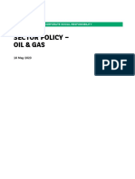 BNP Paribas Oil and Gas" Sector Policy