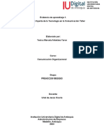 Actividad 1. Taller Identificación Del Aporte de La Tecnología en La Comunicación