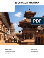 Report on Chyaslin Mandap Reconstruction