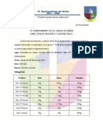 Convocatoria Atletismo